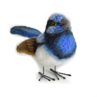 Gambar Hansa Boneka Woodland Burung Wren - Biru