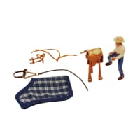 Gambar Schleich Set Miniatur Western Riding 40188