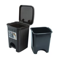 Gambar Stefanplast 6 Ltr Tempat Sampah Pedal Elegance - Moka