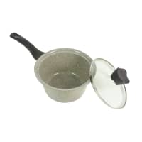 Gambar Kris 18 Cm Panci Saucepan Dengan Tutup Kaca & Handle