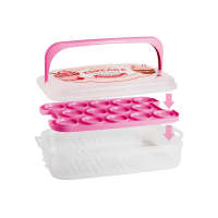 Gambar Snips Tempat Kue Cupcake Vintage 7 Ltr - Pink