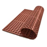 Gambar Krisbow 90x90 Cm Keset Anti Slip Work Safe - Terracota