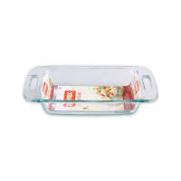 Gambar Pyrex 1.9 Ltr Easy Grab Oblong Loyang Kaca