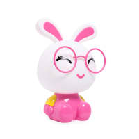 Gambar Kris Lampu Meja Rabbit - Pink