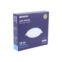 Gambar Krisbow Lampu Downlight Bulat Inbow Led 12 Watt Cool Daylight