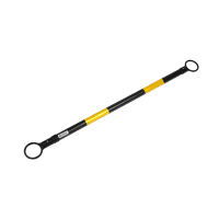 Gambar Krisbow Cone Bar Retractable 1,3-2,15 M - Hitam/kuning