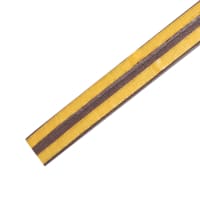 Gambar Weatherstrip P Profile 9x5.5 Mm- Cokelat