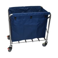 Gambar Krisbow Troli Laundry 90x24x89 Cm - Biru