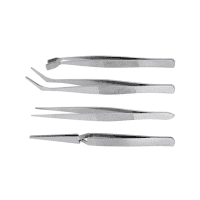 Gambar Tactix Set Pinset Stainless Steel 4 Pcs