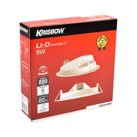 Gambar Krisbow Lampu Downlight Led 6 Inci 9w - Natural White