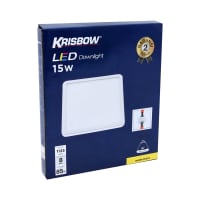 Gambar Krisbow Lampu Downlight Led Square 15w 3000k - Warm White