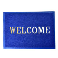 Gambar Keset Pintu 40x60 Cm Welcome - Biru