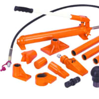 Gambar Krisbow Alat Tester Kompresi Mesin Body Repair Porta Power Hyd-10t Epbr10