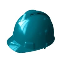 Gambar Krisbow Brim Vented Helm Keselamatan Kerja Hdpe - Hijau