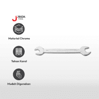 Gambar Jetech Kunci Pas Open End 8x10 Mm
