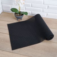 Gambar Krishome Alas Liner Rak Anti Slip Tipe H 30 X 150 Cm - Hitam