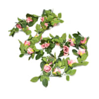 Gambar Arthome 3 Mtr Garland Artifisial Rose - Pink