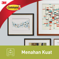 Gambar 3m Command Perekat Lukisan & Foto Small Picture Hanging Strips 17205