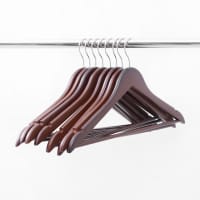 Gambar Informa Set Hanger Kayu 8 Pcs - Cokelat Kayu