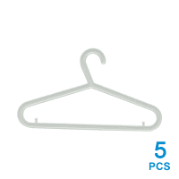 Gambar Stora Set 5 Pcs Hanger Plastik - Putih