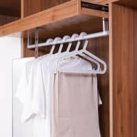 Gambar Stora Set 5 Pcs Hanger Plastik - Putih