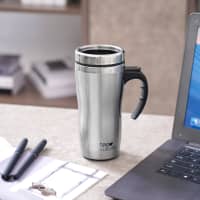 Gambar Tea Culture 473 Ml Basic Mug Vacuum Flask Wavy Dengan Gagang