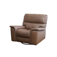 Gambar M &D Donatello Sofa Recliner Kulit 1 Seater - Cokelat