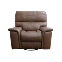 Gambar M &D Donatello Sofa Recliner Kulit 1 Seater - Cokelat