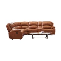 Gambar Cheers Millstone Sofa Sectional Kulit - Tawny