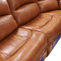 Gambar Cheers Millstone Sofa Sectional Kulit - Tawny