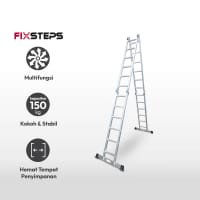 Gambar Fixsteps Tangga Lipat Aluminium 6.57 Mtr