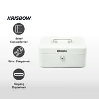 Gambar Krisbow 20 Cm Cash Box - Putih