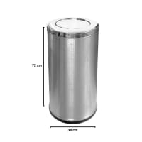 Gambar Krisbow 80 Ltr Tempat Sampah Stainless Steel