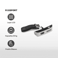 Gambar Passport 50 Kg Timbangan Koper Digital - Silver