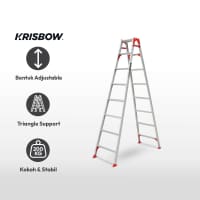 Gambar Krisbow Tangga Aluminium 8 Step Multiuse