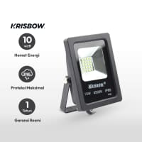 Gambar Krisbow Lampu Sorot Led Outdoor 10 Watt 6500k - Cool Daylight