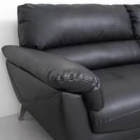 Gambar Informa Downe Sofa Kulit 2 Seater - Hitam