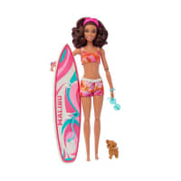 Gambar Barbie Set Boneka Dengan Surfboard & Pet Puppy Hpl69