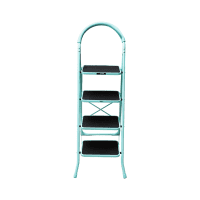 Gambar Fixsteps Tangga Lipat Aluminium Stool 4 Step - Biru