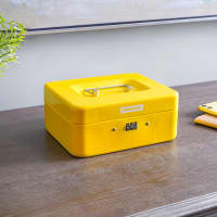 Gambar Krisbow 20x16x9 Cm Cash Box Combination Lock - Kuning