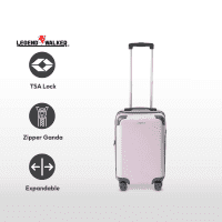 Gambar Legend Walker 20 Inci Earth Koper Pc & Abs Tsa Lock - Pink