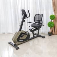 Gambar Kinetic Sepeda Statis Recumbent 611rh - Hitam/gold