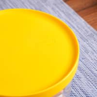 Gambar Glasslock 350 Ml Cushy Wadah Makanan Round - Kuning