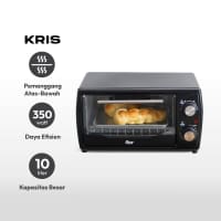 Gambar Kris 10 Ltr Oven Toaster 350 Watt - Hitam