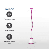 Gambar Salav Setrika Uap Pakaian 1.7 Ltr - Putih Ungu