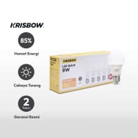 Gambar Krisbow Set 5 Pcs Lumi Bohlam Led 9 Watt Warm White - Kuning