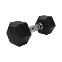 Gambar Kinetic Dumbbell Karet Hexagonal 5 Kg - Hitam