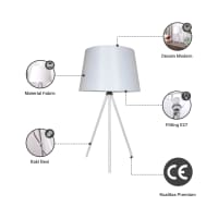 Gambar Informa Lampu Meja Tripod - Putih