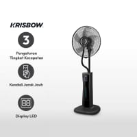 Gambar Krisbow 16 Inci Kipas Angin Uap Berdiri 75 Watt Lb-fs06