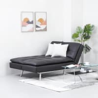 Gambar Informa Dayton Sofa Bed Kulit - Cokelat